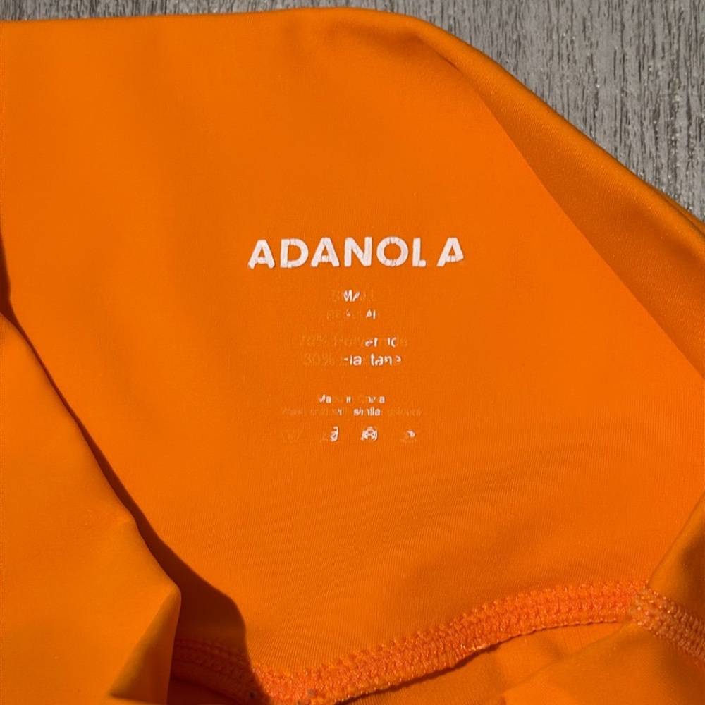 ADANOLA Vibrant Orange Leggings - Picture 5 of 12